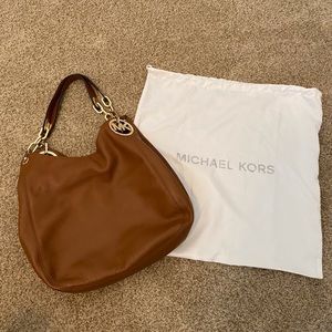 Michael Kors Pebbled Leather Hobo Bag